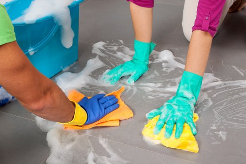 Trusted cleaners maintaining a London office
