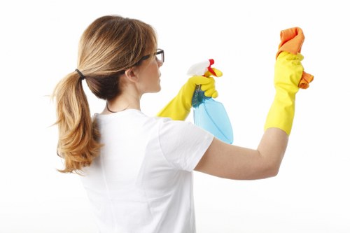 Post construction cleaning of a modern London interior