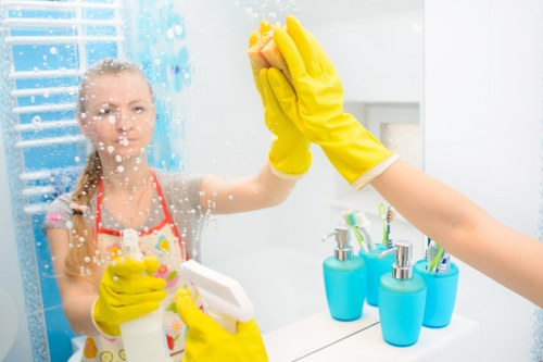 Final deep clean after renovation work in London