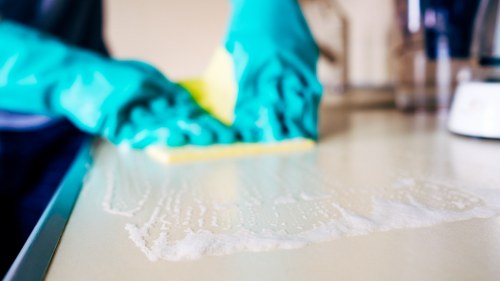 Professional after builders cleaning in a London home