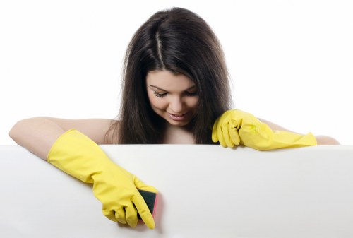 Regular house cleaning tasks in a London property